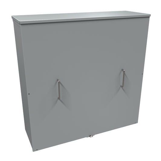 Hammond C3R363612SC Type 3R Junction Box Screw Cover - 36" x 36" x 12" - Galvanized/Gray