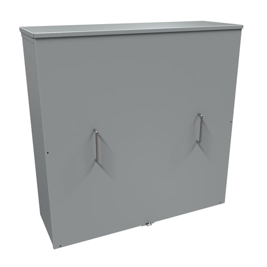 Hammond C3R363612SCNKO Type 3R Junction Box Screw Cover No K/O's- 36" x 36" x 12" - Galvanized/Gray