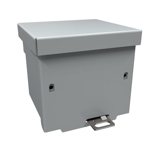 Hammond C3R444SC Type 3R Junction Box Screw Cover - 4" x 4" x 4" - Galvanized/Gray