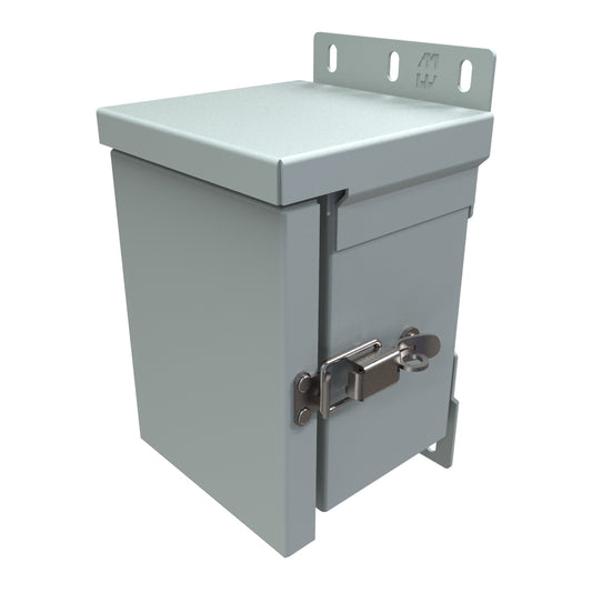 Hammond C3R644HCR Type 3R Junction Box Hinge Cover - 6" x 4" x 4" - Galvanized/Gray