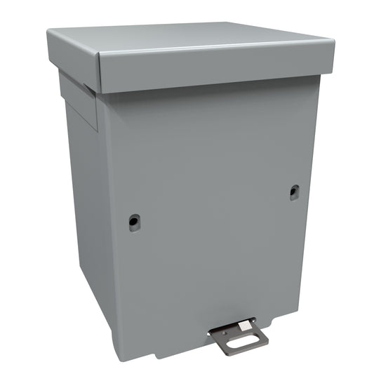 Hammond C3R644SC Type 3R Junction Box Screw Cover - 6" x 4" x 4" - Galvanized/Gray