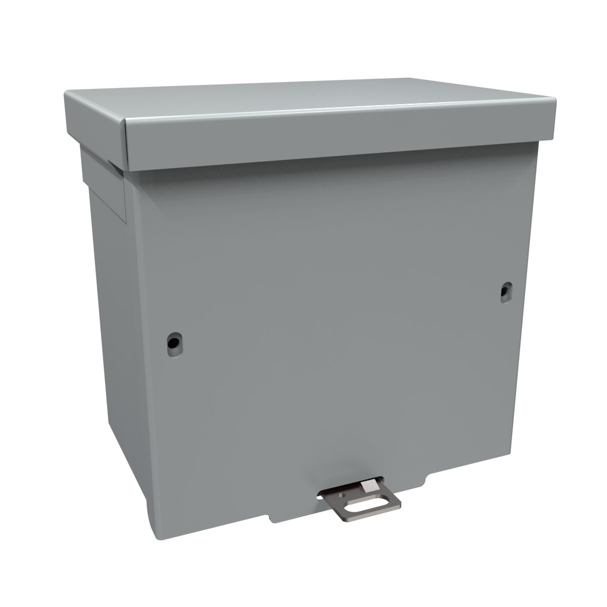 Hammond C3R664SCNKO Type 3R Junction Box Screw Cover No K/O's- 6" x 6" x 4" - Galvanized/Gray