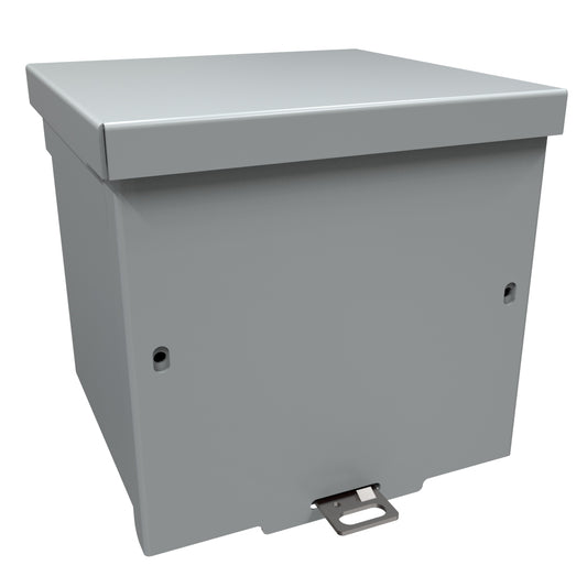 Hammond C3R666SC Type 3R Junction Box Screw Cover - 6" x 6" x 6" - Galvanized/Gray
