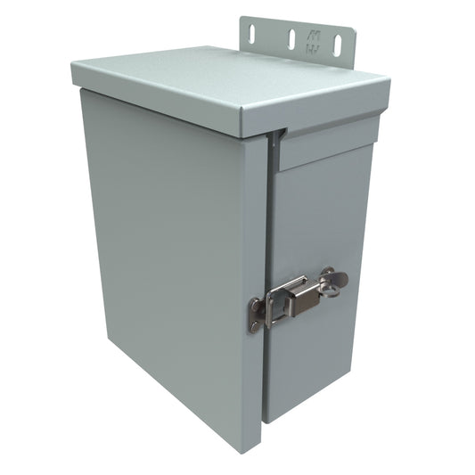 Hammond C3R864HCR Type 3R Junction Box Hinge Cover - 8" x 6" x 4" - Galvanized/Gray