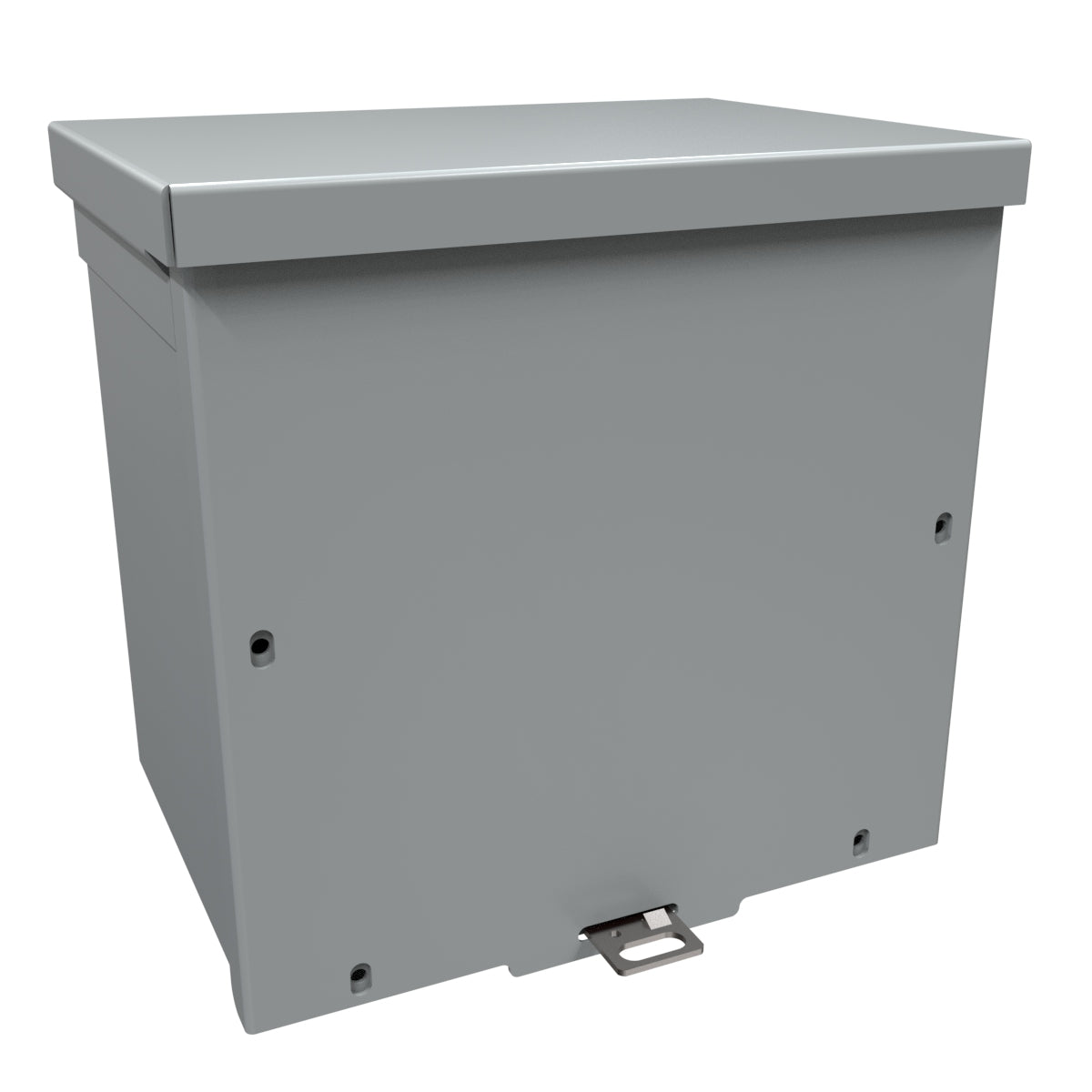 Hammond C3R886SCNKO Type 3R Junction Box Screw Cover No K/O's- 8" x 8" x 6" - Galvanized/Gray