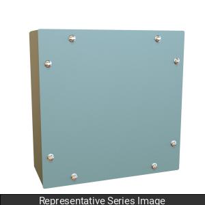 Hammond C3SC18186GY N3 Mild Steel Junction Box Screw Cover - 18" x 18" x 6" - Gray