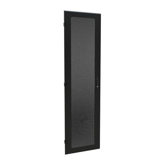 Hammond C4D2477VBK1 Vented Door, Locking Swing Handle, C4 Series, 44U x 24", 16 ga. Steel, RAL 9005 Black.