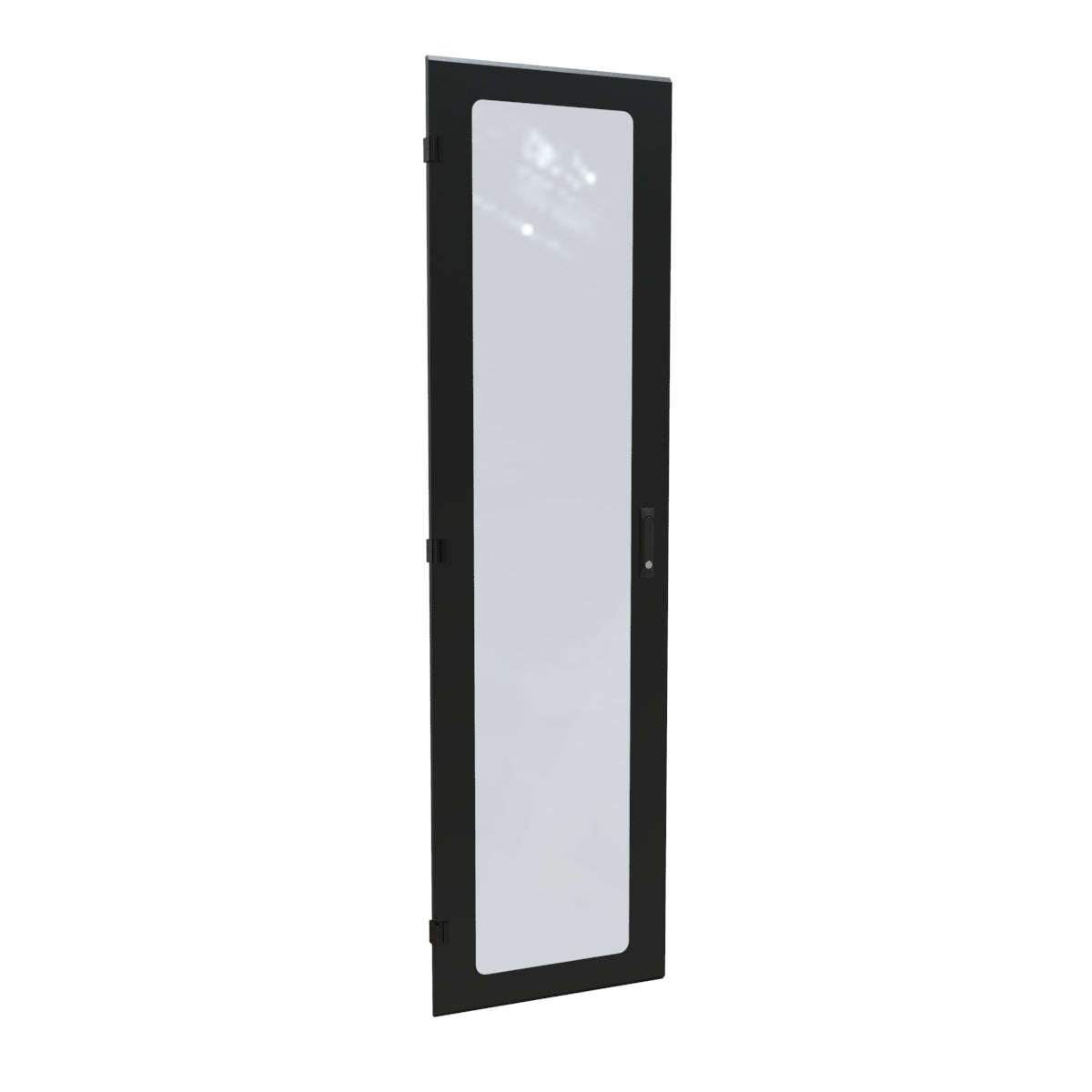 Hammond C4D2477WBK1 Window Door, Locking Swing Handle, C4 Series, 44U x 24", 16 ga. Steel, RAL 9005 Black.