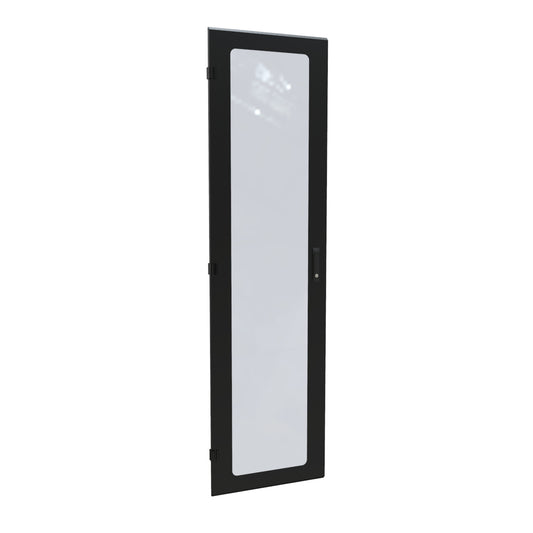 Hammond C4D2477WBK1 Window Door, Locking Swing Handle, C4 Series, 44U x 24", 16 ga. Steel, RAL 9005 Black.