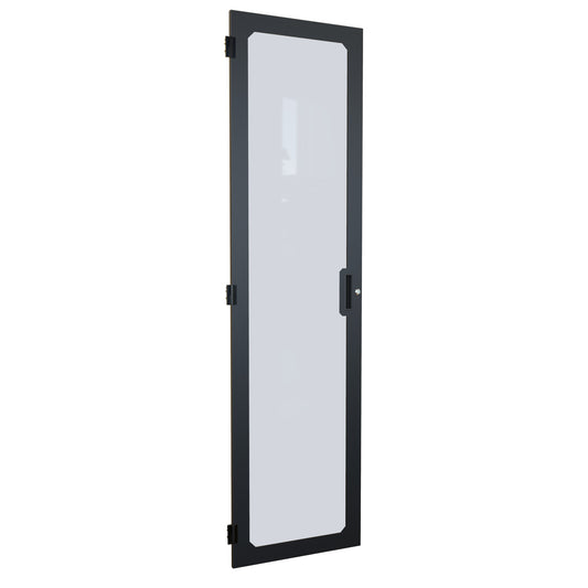Hammond C4DF2477PBK1 Window Flush Door, Quarter-Turn Lock, C4 Series, 44U x 24", 16 ga. Steel, RAL 9005 Black.