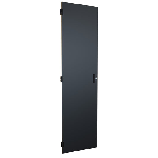 Hammond C4DF2477SBK1 Solid Flush Door, Quarter-Turn Lock, C4 Series, 44U x 24", 16 ga. Steel, RAL 9005 Black.