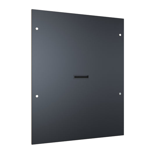 Hammond C4SP4236SBK1 Solid Side Panels, C4 Series, Pair, for 24U with 36.00" Depth, 16 ga. Steel, RAL 9005 Black.