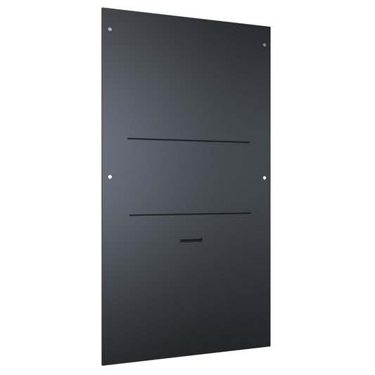 Hammond C4SP7342SBK1 Solid Side Panels, C4 Series, Pair, for 42U with 42.00"/48.00" Depth, 16 ga. Steel, RAL 9005 Black.