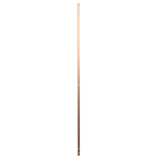 Hammond CBB38 C2 Ground Busbar, 22U, 38.00" H x 0.63" W x 0.13" T, Full-Length Copper Strip, Hardware Included.