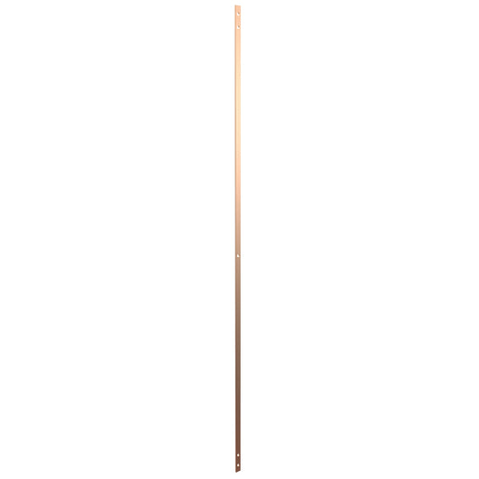 Hammond CBB49 C2 Ground Busbar, 28U, 49.00" H x 0.63" W x 0.13" T, Full-Length Copper Strip, Hardware Included.