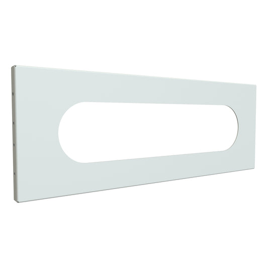 Hammond CCE1975LG1 C2 Door Adapter Cable-Entry Kit, 7.00" H x 19.50" W x 0.38" D, 4U, 3.50" x 15.00" Opening, RAL 7035 Light Gray.
