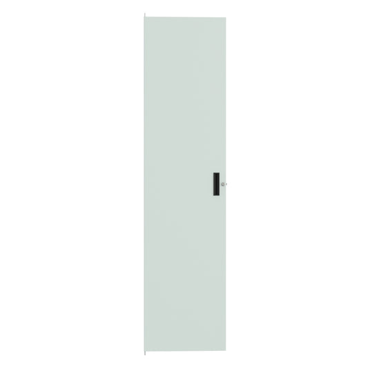 Hammond CDF1978SLG1 C2 Solid Cabinet Door, 45U, 78.75" H, Quarter-Turn Lock and Handle, 16 ga. Steel, RAL 7035 Light Gray.