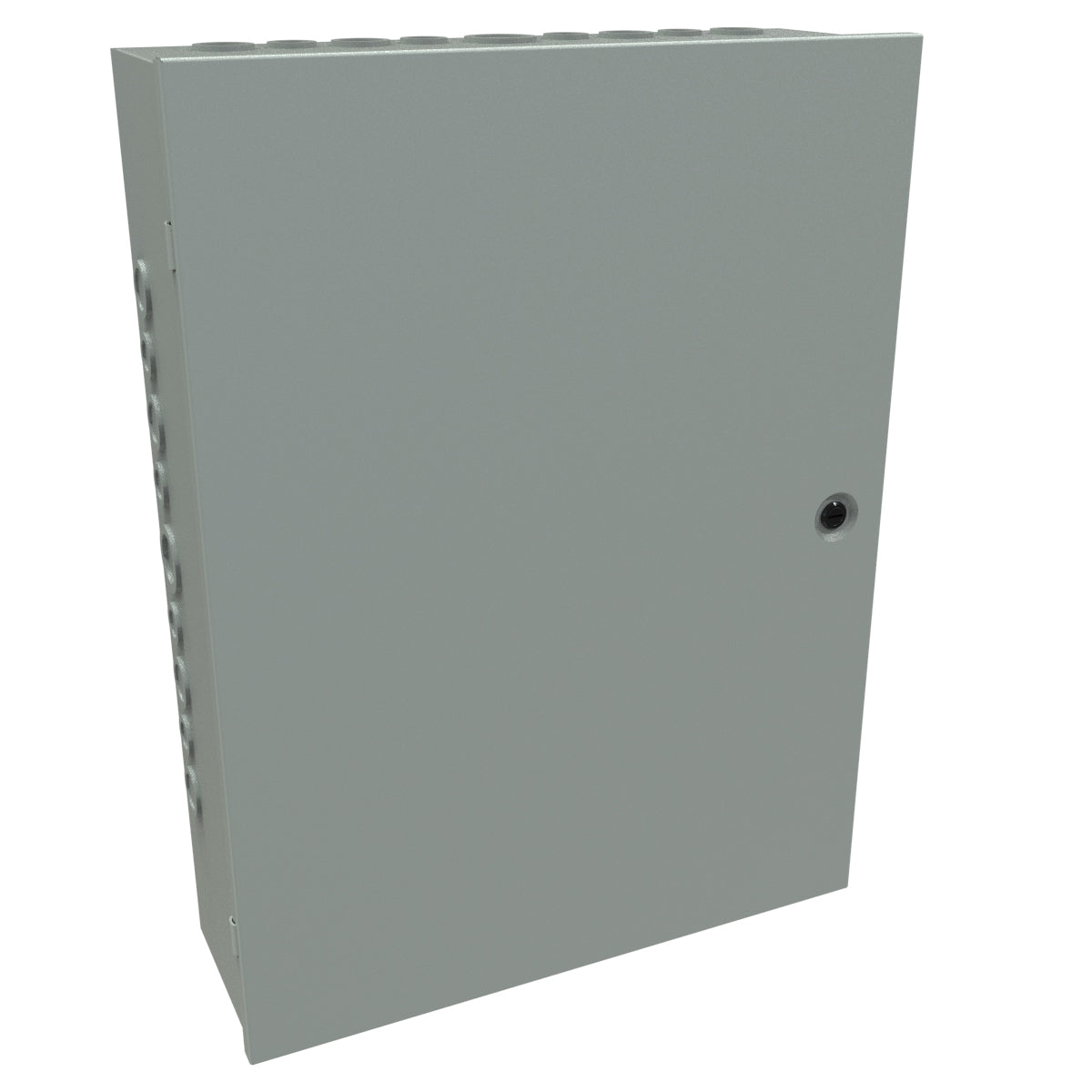 Hammond CHKO24186 Steel Junction Box N1 Hinge Cover w/Knockouts - 24" x 18" x 6" - Gray