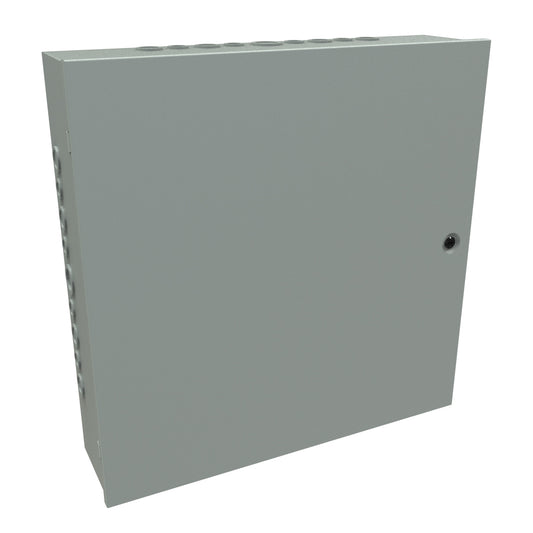 Hammond CHKO24246 Steel Junction Box N1 Hinge Cover w/Knockouts - 24" x 24" x 6" - Gray
