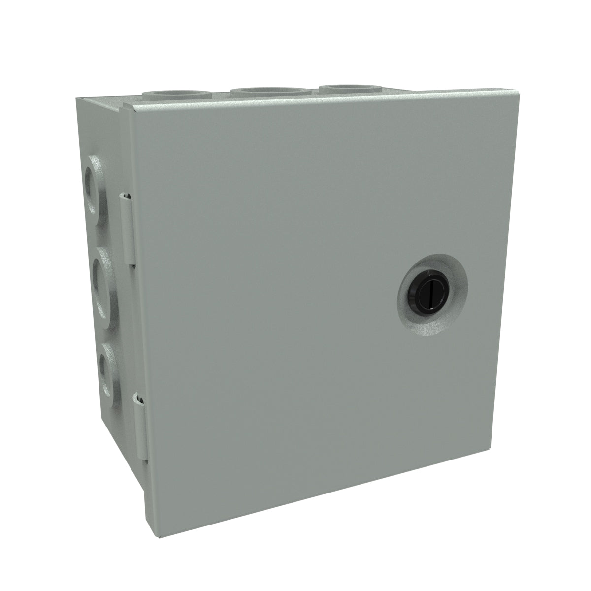 Hammond CHKO664 Steel Enclosure with Hinged Lid (6" x 6" x 4") NEMA Type 1 & IEC 60529, IP20