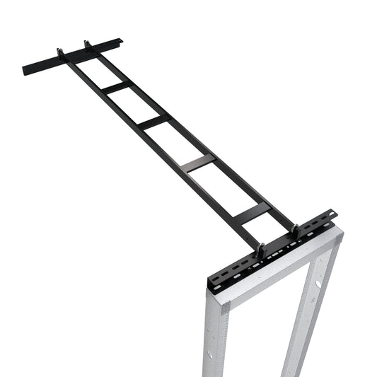 Hammond CL65RWKBK 5 ft Rack-to-Wall Cable Ladder Kit, 6" W x 1.50" H x 59.50" L, Wall Support, Rack Adapter and J-Bolts.