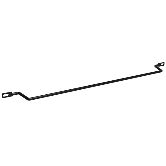 Hammond CLB192BK 10-Pack Cable Lacing Bars, 19" Rack Mount, 2" Offset, Steel, Black Powder Coat.