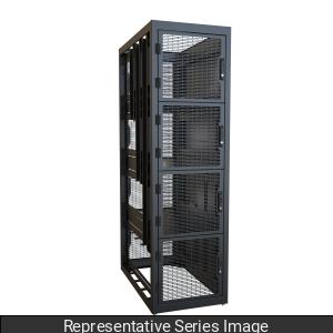 Hammond CLSP4442BK CLC Series Split Side Panel, 44U x 42" Deep, 16 ga. Steel, Black Powder Coat.