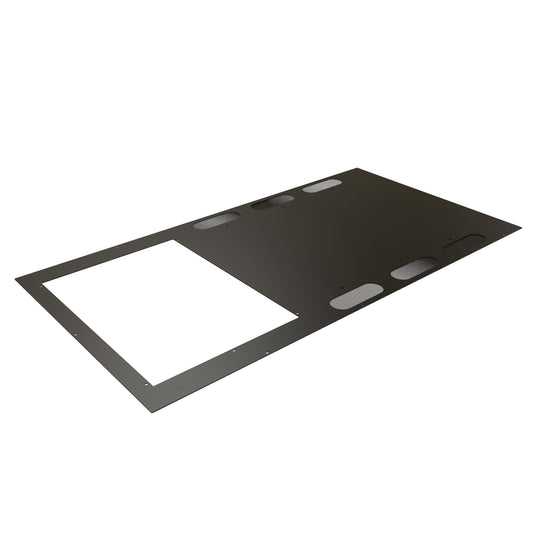 Hammond CLC6T48BK CLC Series 6-Tenant Colocation Server Cabinet, 7U per Compartment, 83.02" H x 24" W x 48" D, Black.