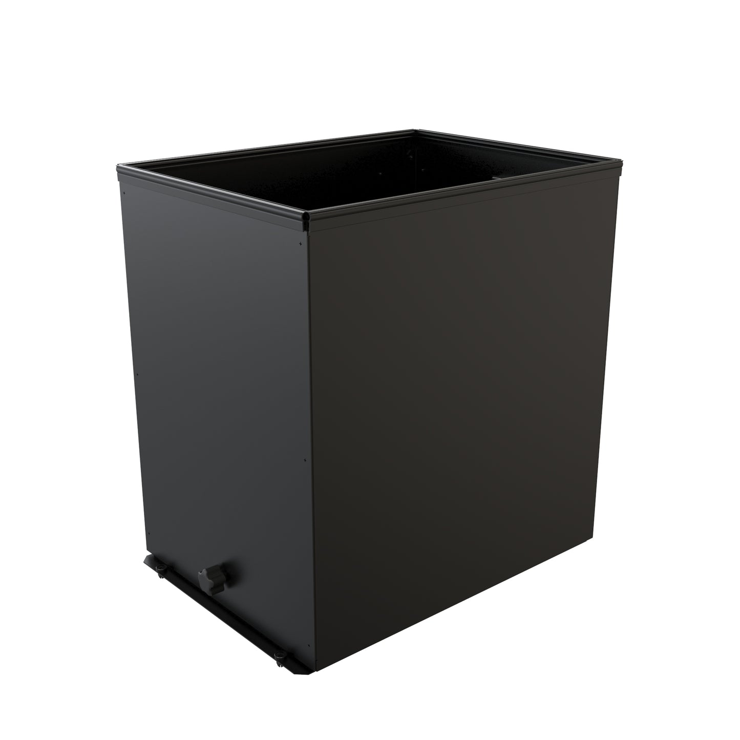Hammond CLCH202215BK CLC Series Horizontal Divider Panel, 20.22" W x 21.50" D, 16 ga. Steel, Black Powder Coat.
