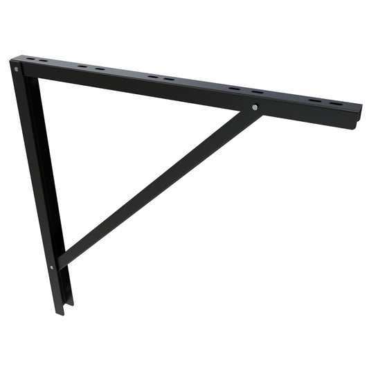 Hammond CLWS24 Cable Ladder Wall Support, 24" W, Steel, Black Finish, Includes Pair of J-Bolts.