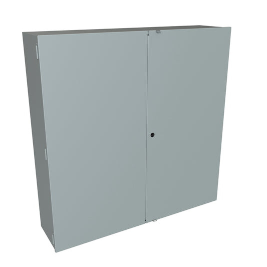 Hammond CMC484812UG Type 1 Ug Metering 2 Door Cabinet - 48" x 48" x 12" - Steel/Gray