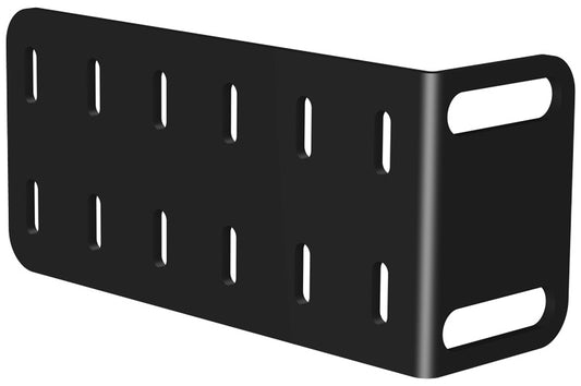 Hammond CMRB Cable Management Ring Bracket for 19" Racks and Cabinets, Steel, Black Finish.
