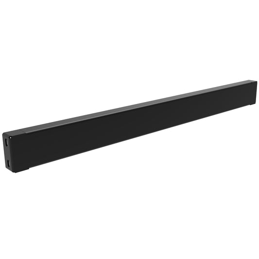 Hammond CPDS19BK1 C2 Partial-Height Door Support, 19" Cabinet Width, Steel, RAL 9005 Black.