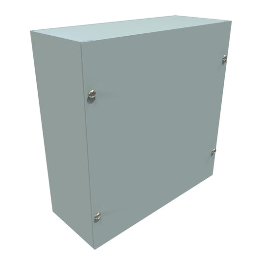 Hammond CS10104 Steel Junction Box N1 Screw Cover - 10" x 10" x 4" - Gray