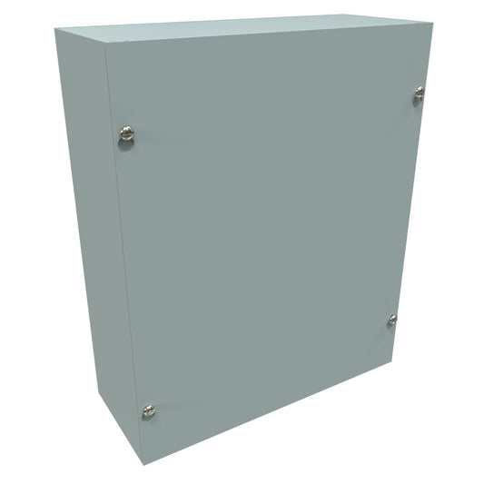 Hammond CS12104 Steel Junction Box N1 Screw Cover - 12" x 10" x 4" - Gray