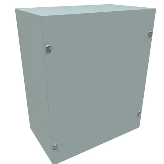 Hammond CS12106 Steel Junction Box N1 Screw Cover - 12" x 10" x 6" - Gray