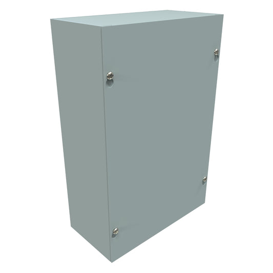 Hammond CS1284 Steel Junction Box N1 Screw Cover - 12" x 8" x 4" - Gray
