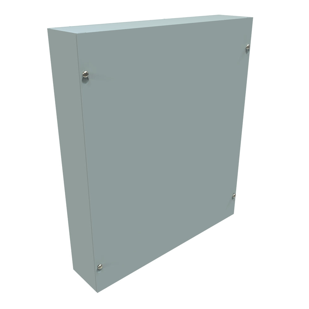 Hammond CS16143 Steel Junction Box N1 Screw Cover - 16" x 14" x 3" - Gray