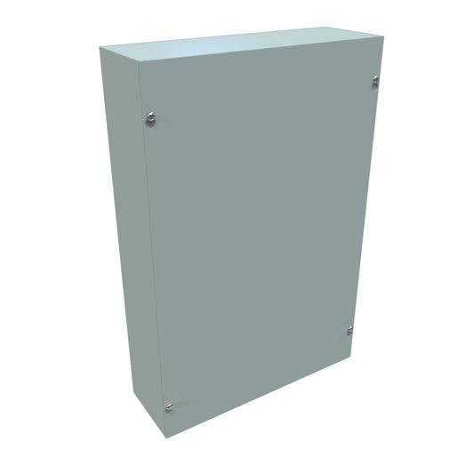 Hammond CS18124 Steel Junction Box N1 Screw Cover - 18" x 12" x 4" - Gray