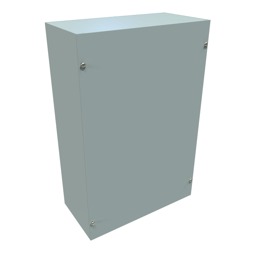 Hammond CS18126 Steel Junction Box N1 Screw Cover - 18" x 12" x 6" - Gray