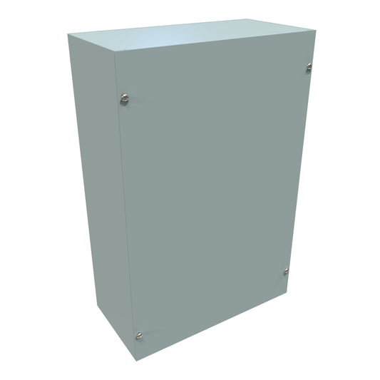 Hammond CS18126 Steel Junction Box N1 Screw Cover - 18" x 12" x 6" - Gray