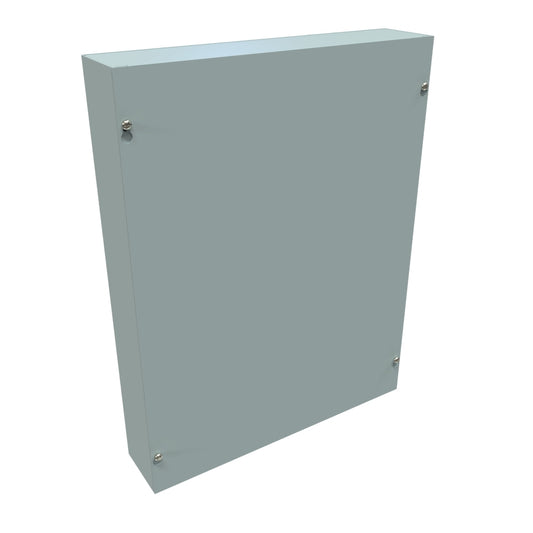 Hammond CS18143 Steel Junction Box N1 Screw Cover - 18" x 14" x 3" - Gray