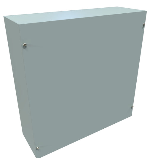 Hammond CS18186 Steel Junction Box N1 Screw Cover - 18" x 18" x 6" - Gray