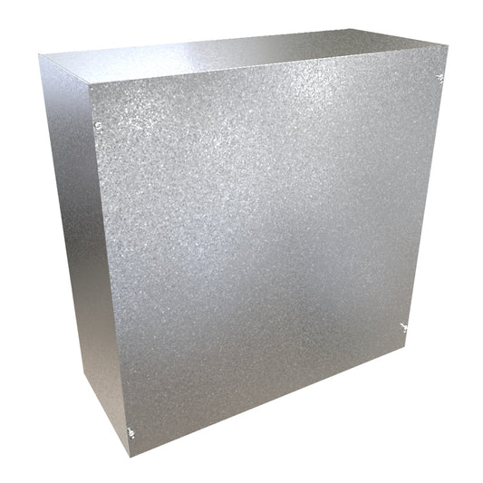Hammond CS242410 Steel Junction Box N1 Screw Cover - 24" x 24" x 10" - Gray