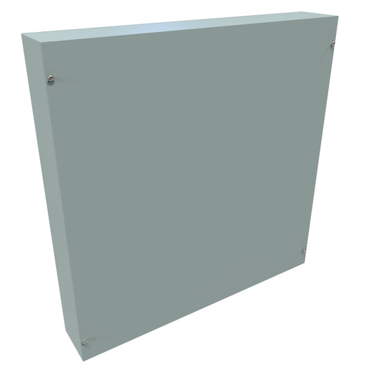 Hammond CS24244 Steel Junction Box N1 Screw Cover - 24" x 24" x 4" - Gray