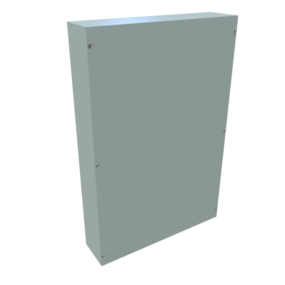 Hammond CS36246 Steel Junction Box N1 Screw Cover - 36" x 24" x 6" - Gray