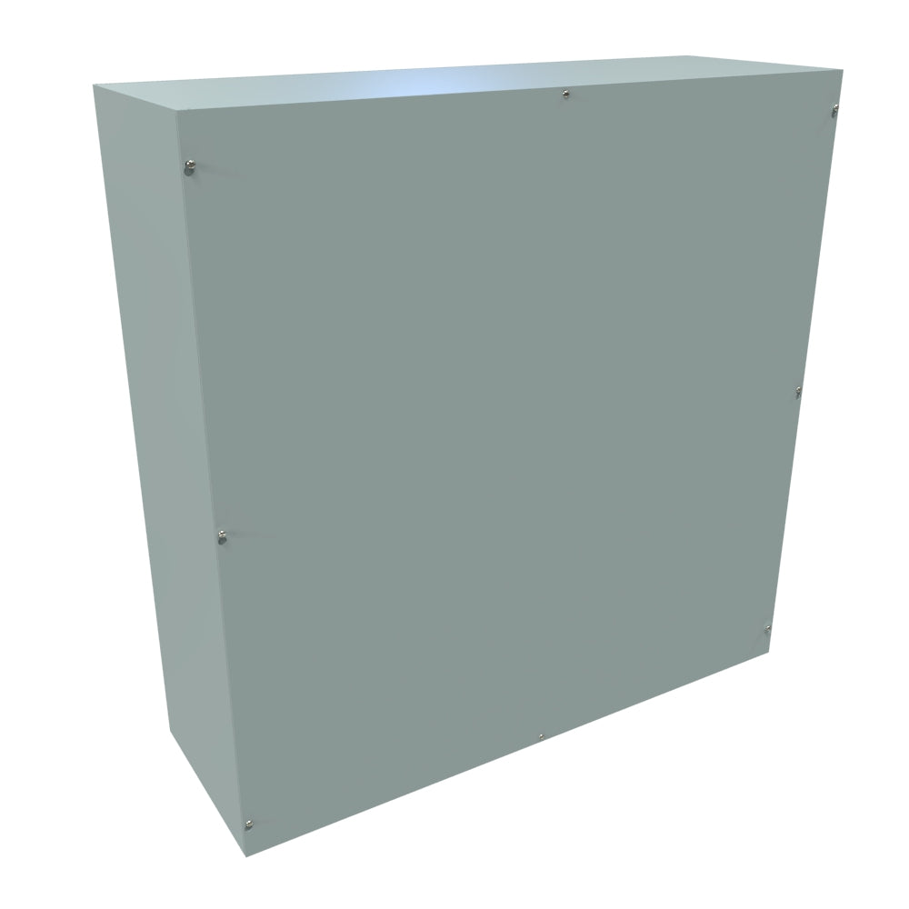 Hammond CS363612 Steel Junction Box N1 Screw Cover - 36" x 36" x 12" - Gray