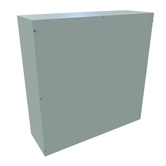 Hammond CS363612 Steel Junction Box N1 Screw Cover - 36" x 36" x 12" - Gray