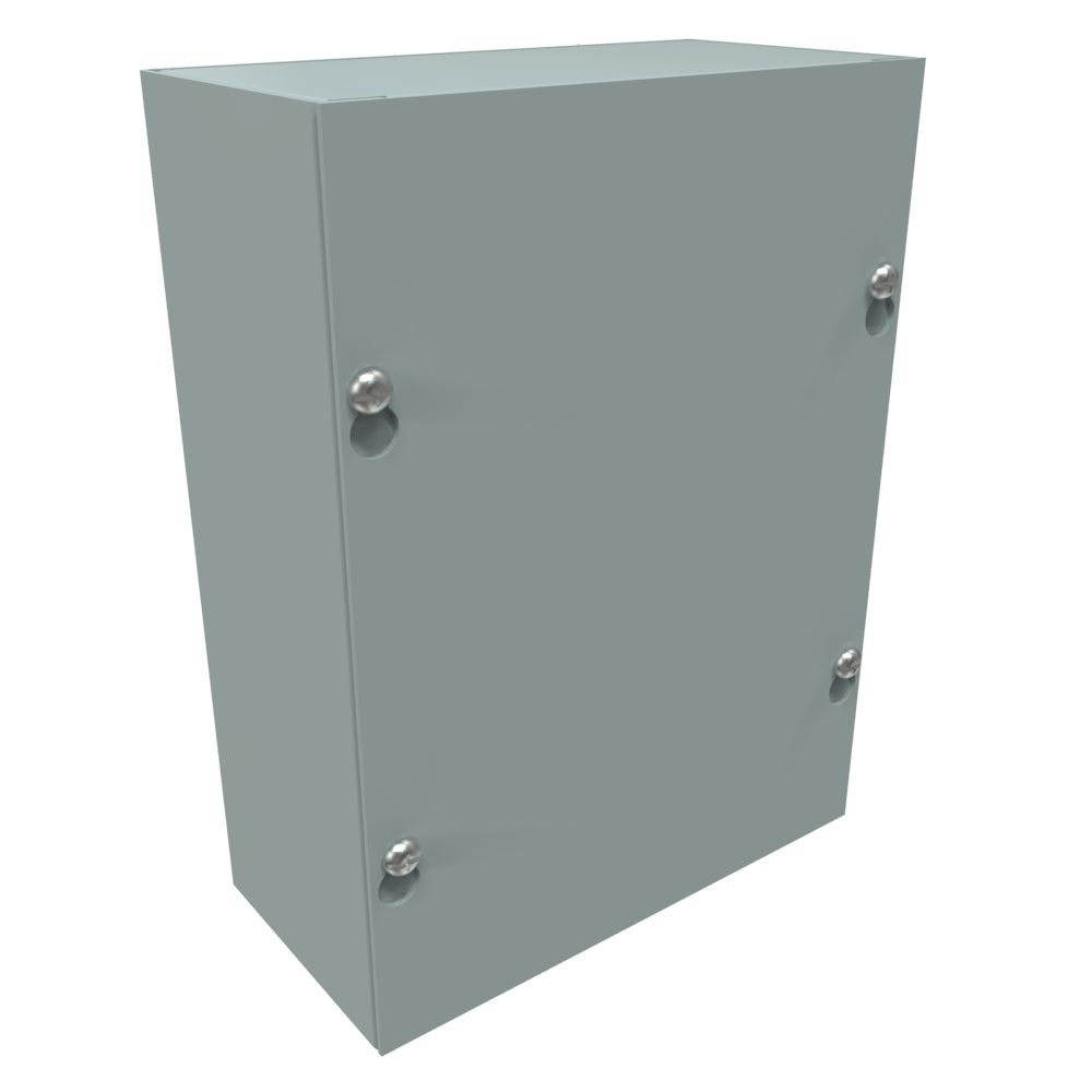 Hammond CS863 Steel Junction Box N1 Screw Cover - 8" x 6" x 3" - Gray