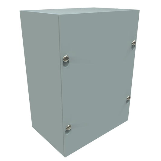 Hammond CS864 Steel Junction Box N1 Screw Cover - 8" x 6" x 4" - Gray